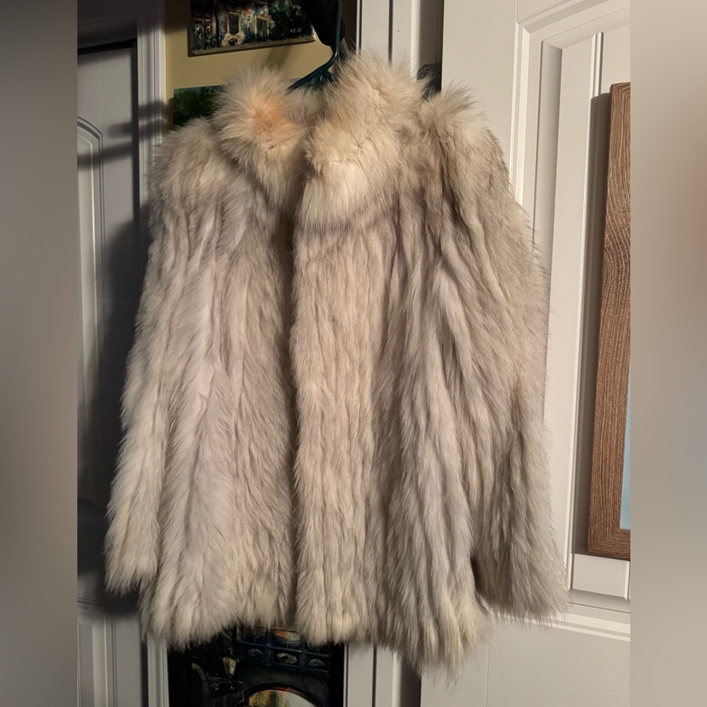 Vintage fox fur coat